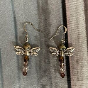 Handcrafted Dragonfly Earrings